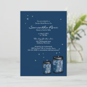 Invitation Deux Fêtes de la mariée de pots et de lucioles de (Debout devant)