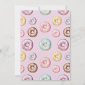 Invitation Deux filles d'aquarelle de beigne douce (Dos)