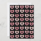 Invitation Deux filles de beignes douces deuxième anniversair (Dos)