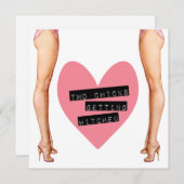 Invitation Deux filles qui deviennent Mariages lesbiennes (Devant / Derrière)