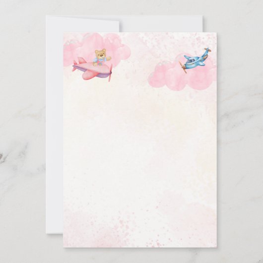 Invitation Deux fois L'Invitation Fun Twin Anniversaire (Dos)