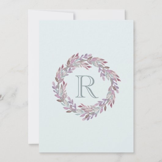 Invitation Deux fois plus agréable | Baby shower de couronne  (Dos)