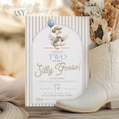 Invitation DEUX Garçon de Cowboy Occidental D'oie Sotte 2ème 