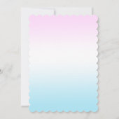 Invitation Deux glaces sucrées et saupoudrer 2e fille anniver (Dos)