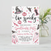 Invitation Deux Halloween Éffrayant 2e anniversaire (Debout devant)