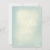 Invitation deux hiboux en amour & arbre branche couples douch (Dos)