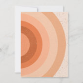 Invitation Deux Hippie Super Retro fête d'anniversaire (Dos)