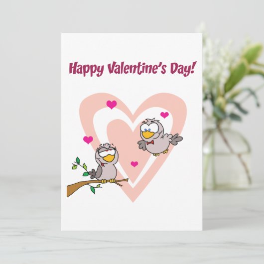 Invitation Deux Inséparables (Debout devant)