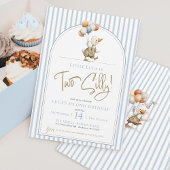 Invitation Deux joyeux anniversaire pour un adorable garçon r