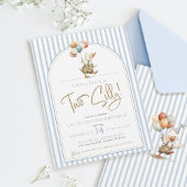 Invitation Deux joyeux anniversaire pour un adorable garçon r