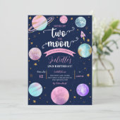 Invitation Deux La Lune (Debout devant)