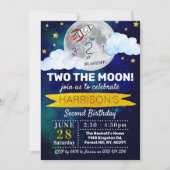 Invitation Deux La Lune 2e Anniversaire (Devant)