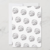 Invitation Deux la Lune 2e Anniversaire Boy Space (Dos)