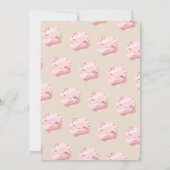 Invitation Deux La Lune Boho 2e anniversaire (Dos)