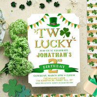 Deux Lucky St. Patrick's Day 2e anniversaire
