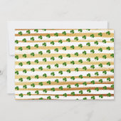 Invitation Deux Lucky St. Patrick's Day 2e anniversaire Photo (Dos)