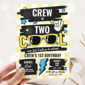 Invitation Deux Lunettes de soleil À damiers Cool 2e fête d'a