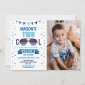 Invitation Deux lunettes de soleil Cool Anniversaire été Garç (Devant)