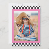 Invitation Deux Lunettes de soleil Cool Fille 2e anniversaire (Dos)