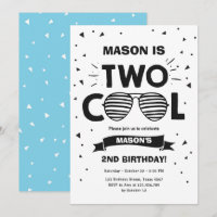 Deux Lunettes de soleil Cool Garçon Fête du deuxiè