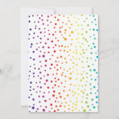 Invitation Deux mariées couple de crâne, confetti lesbienne m (Dos)