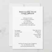 Invitation Deux Mariées En Robe Mariage lesbien (Dos)