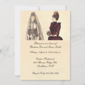 Invitation Deux mariées mariage vintage (Devant)