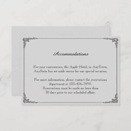 Invitation Deux mariés mignons s'embrassant, insert de mariag (Devant / Derrière)