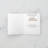 Invitation Deux mignonette Éffrayante Halloween Ghost 2e anni (Intérieur)