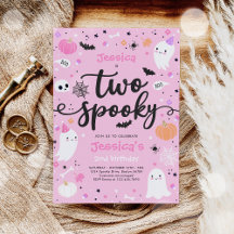 Deux mignonette Éffrayante Halloween Ghost 2e fête