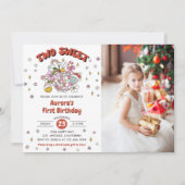 Invitation Deux mignonnes boules Super fête d'anniversaire Ph (Devant)