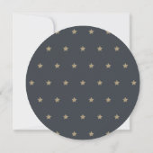 Invitation Deux Moon Gold Boy 2e Birthday Circle (Dos)