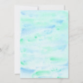 Invitation Deux Moon Pastel Blue Gold Anniversaire (Dos)