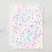 Invitation Deux néon cool popsicle été Anniversaire Invitatio (Dos)