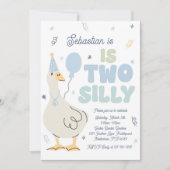 Invitation Deux oies soires 2e fête d'anniversaire Printemps  (Devant)