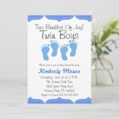 Invitation Deux paquets d'invitation de baby shower de (Debout devant)