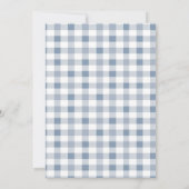 Invitation Deux Petites Cutie Pies Blueberry Baby shower (Dos)