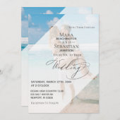 Invitation *~* Deux PHOTO RSVP QR AR6 DO-IT-YOURSELF Mariage (Devant / Derrière)