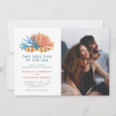 Invitation Deux photos de poissons en moins (Devant)