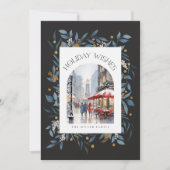 Invitation Deux Photos Personnalisées Souhaits De Vacances Ca (Devant)