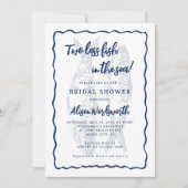 Invitation Deux poissons de moins dans la Fête des mariées ma (Devant)