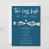 Invitation Deux Poissons De Moins Dans La Mer Couples Douche  (Devant)