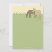 Invitation Deux Ponts Brown Baby shower jaune (Dos)