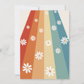 Invitation Deux Rétro Groovy (Dos)