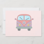 Invitation Deux Retro Super Daisy 2e fête d'anniversaire Phot (Dos)