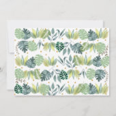 Invitation Deux Safari sauvage Jungle Anniversaire (Dos)