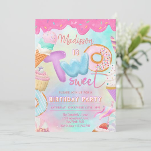 Invitation deux sont si doux (Debout devant)