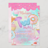 Invitation deux sont si doux (Devant / Derrière)