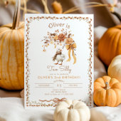 Invitation Deux sots chou Goose Boy 2e anniversaire