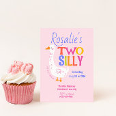 Invitation Deux sots Goose Summer Kids 2e anniversaire